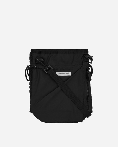 Undercover Reversible Drawstring Shoulder Pouch In Black