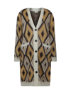 Etro Brushed Wool-blend Jacquard-knit Cardigan