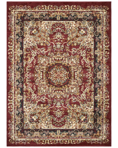 Lr Home Grace Performance Area Rug In Red