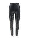 Ermanno Scervino Eco-leather Leggings In Black