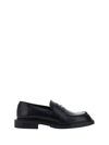 Fendi Mocassini In Pelle Con Logo-placca