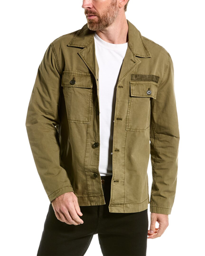 Alex Mill Field Shirt Jacket In Green