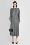 Fendi Grey Wool Jumpsuit In Grey