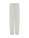 Marni Pleated Cady Medium Waist Pants