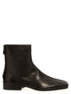 LEMAIRE PIPED ZIPPED BOOTS, ANKLE BOOTS