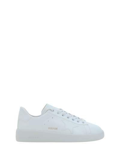 Golden Goose Pure Star Sneakers In Optic White