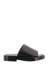 Ferragamo Crossover-strap Leather Slides