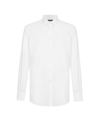 Dolce & Gabbana Cotton Tuxedo Shirt In White