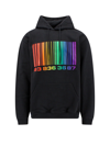 VTMNTS COTTON SWEATSHIRT WITH ICONIC FRONTAL BARCODE