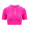 Off-white Half-zip Cropped Training T-shirt