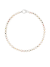 HATTON LABS STERLING SILVER PEARL AND CRYSTAL NECKLACE