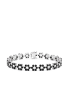 HATTON LABS STERLING SILVER DAISY CRYSTAL BRACELET