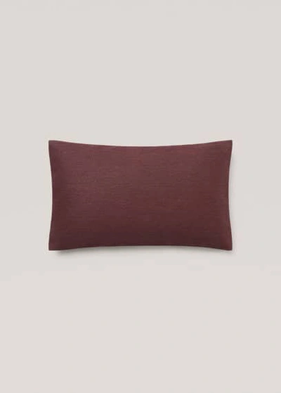 Mango Home 100% Cotton Cushion Cover 30x50cm Wine