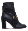 CHLOÉ Nils buckled leather ankle boots