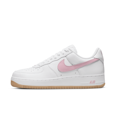 Nike Air Force 1 Low Retro Leather Sneakers In Weiss