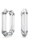 Swarovski Lucent Polished-finish Earrings In White