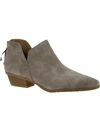 Kenneth Cole Reaction Side Way Womens Block Heel Booties In Grey