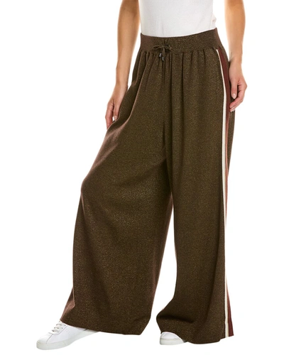 Brunello Cucinelli Cashmere & Silk-blend Pant In Brown