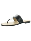 NATURALIZER FRANKIE WOMENS LEATHER THONG FLIP-FLOPS