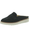 Naturalizer Adiline Womens Suede Slip-on Mules In Black