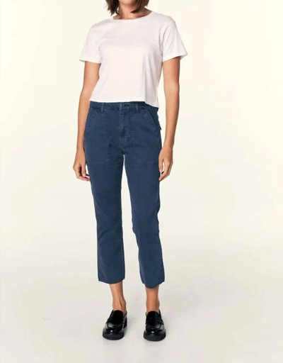 Amo Easy Army Trouser In Deep Indigo In Blue