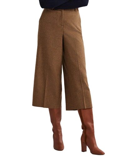 Boden Wide Leg Culottes In Brown