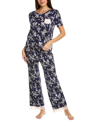 Honeydew Women's Something Sweet Rayon Pant Pajama Set, 2 Piece In Blue