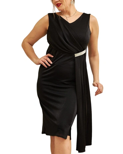 Rmg Sleeveless Dress In Black