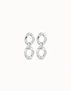 Unode50 Groovy Earrings In Silver In Silver