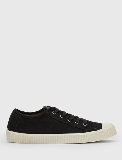 Allsaints Dillon Low Top Sneaker In Black