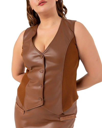 Laranor Vest In Brown