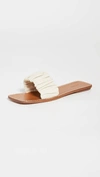 Staud Nina Ruched Sandals In Multi