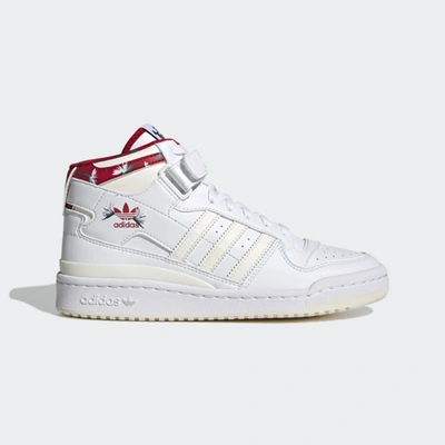 Adidas Originals X Thebe Magugu Forum Sneakers In White