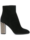RENÉ CAOVILLA studded heel ankle boots,C09075090C00112169808