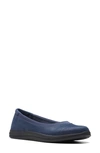 Clarks Women's Breeze Ayla Round-toe Slip-on Flats In Navy