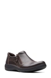 Clarks Carleigh Ray Shoe In Dark Brown Leather