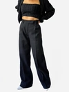 MIMOSA TAILORED WIDE LEG TROUSERS IN BLACK