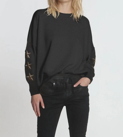 Label+thread Matchbox Sweatshirt In Black