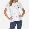 MICHAEL LAUREN HALL TEE WITH STARS IN WHITE