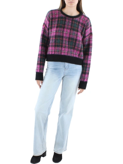 Lauren Ralph Lauren Womens Long Sleeve Pullover Crewneck Sweater In Pink