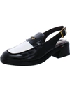 FRANCO SARTO GIADA WOMENS FAUX LEATHER SLINGBACK LOAFERS