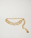 B-low The Belt Gold-tone Maisie Chain Belt In Gold