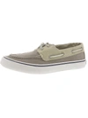 SPERRY BAHAMA II SW MENS CANVAS SLIP ON BOAT SHOES