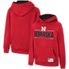 COLOSSEUM YOUTH COLOSSEUM SCARLET NEBRASKA HUSKERS LEAD GUITARISTS PULLOVER HOODIE