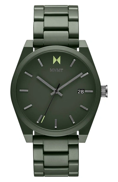 Mvmt Element Ceramic Bracelet Watch, 43mm In Green