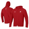 Under Armour Red Wisconsin Badgers Unstoppable Raglan Full-zip Jacket In Red