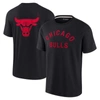 FANATICS SIGNATURE UNISEX FANATICS SIGNATURE BLACK CHICAGO BULLS ELEMENTS SUPER SOFT SHORT SLEEVE T-SHIRT