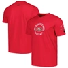 PRO STANDARD PRO STANDARD SCARLET SAN FRANCISCO 49ERS HYBRID T-SHIRT