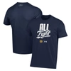 Under Armour Navy Notre Dame Fighting Irish All Fight T-shirt In Navy