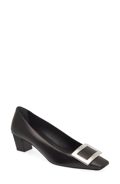 Roger Vivier Belle Vivier Buckle Pump In Black